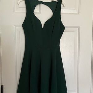 B Darlin Emerald Skater Dress